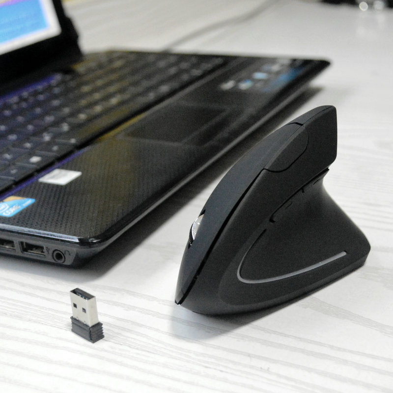 Mouse Vertical Mouse Rechargeable Vertical Wireless Mouse Cross-border Ergonomic Luminous Gaming Mute Photoelectric Bluetooth Mouse Wholesale