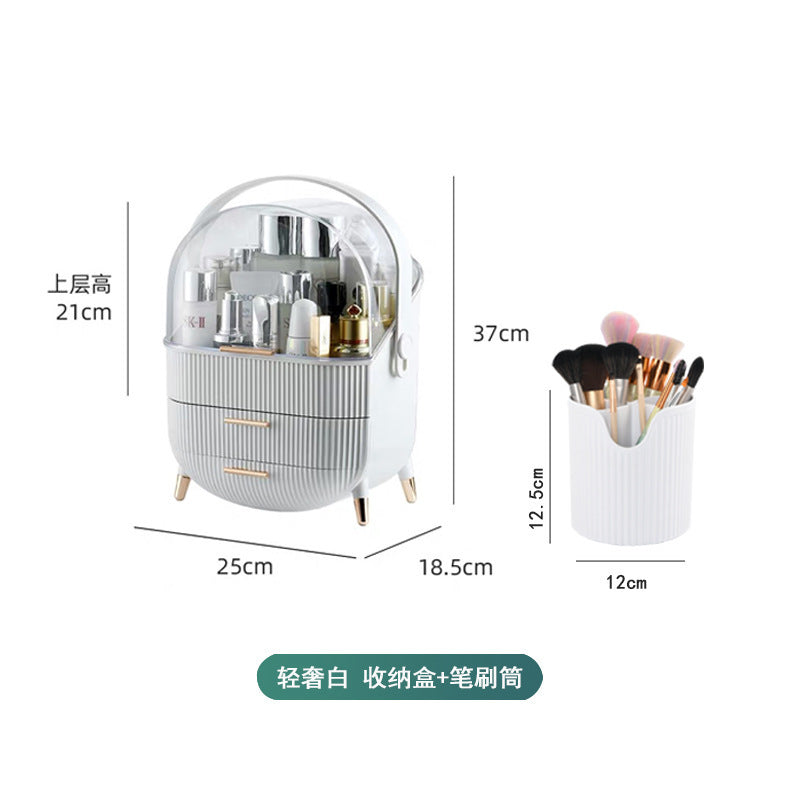 light luxury cosmetics skin care product storage box bedroom furniture storage cabinet modern minimalist makeup storage personality