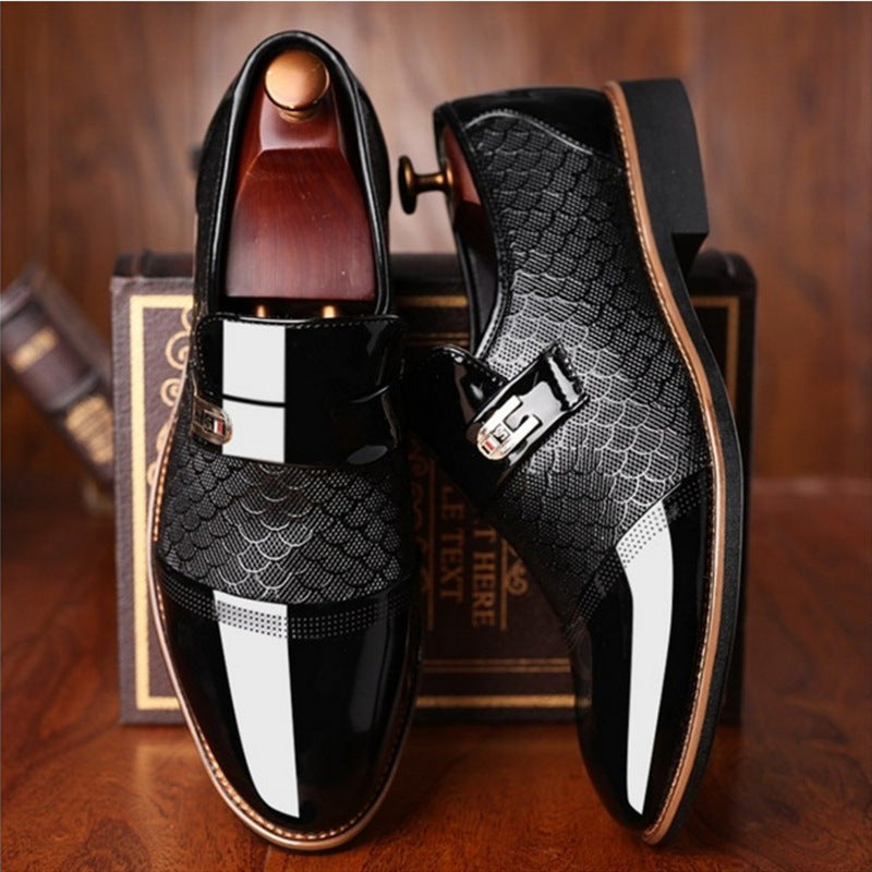 embossed shoes men men's leather shoes men's leather shoes Leather Shoe Male casual shoes