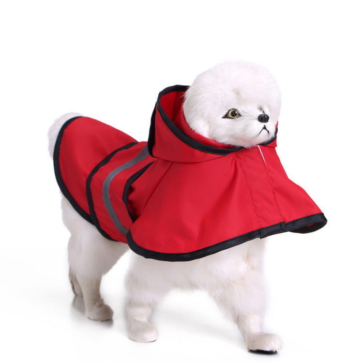Dog raincoat large dog small or big dog pet raincoat reflective dog clothes raincoat poncho