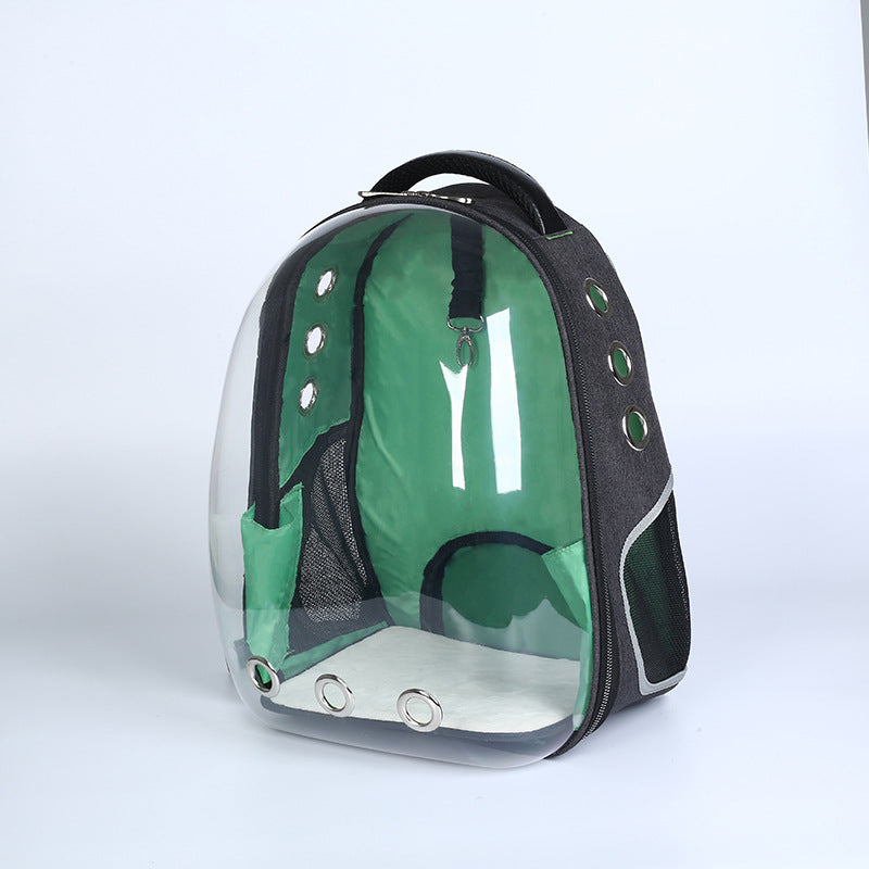Cat Backpack Transparent Cat Bag Pet Kit Cat Outing Portable Space Backpack Space Caps Pet Backpack