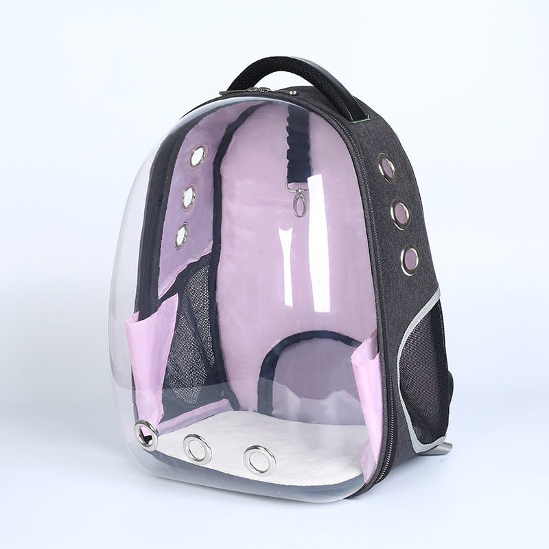 Cat Backpack Transparent Cat Bag Pet Kit Cat Outing Portable Space Backpack Space Caps Pet Backpack