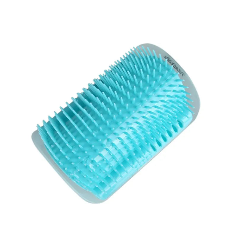 Pet Products For Cats Brush Corner Cat Massage Self Groomer Comb Brush With Catnip