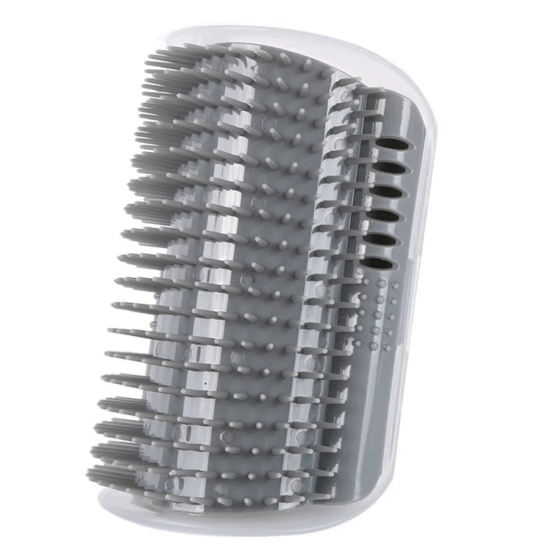 Pet Products For Cats Brush Corner Cat Massage Self Groomer Comb Brush With Catnip
