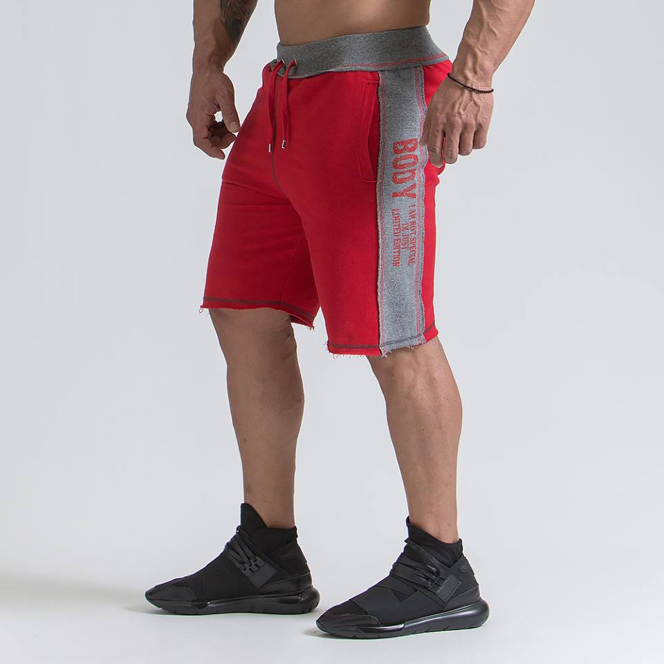 Muscle brothers cross-border sports fitness shorts men's summer new casual running training loose five-point pants