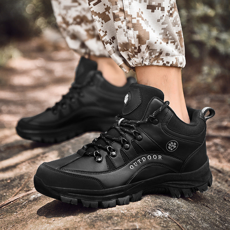 winter outdoor hiking shoes cotton shoes snow boots men's large size Martin boots tooling men's shoes