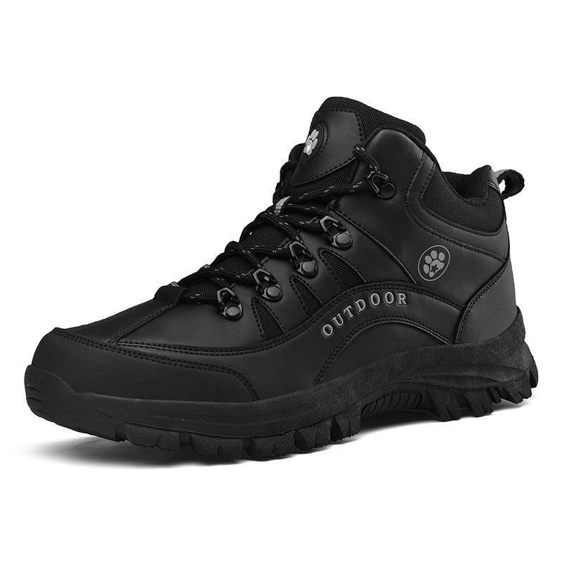 winter outdoor hiking shoes cotton shoes snow boots men's large size Martin boots tooling men's shoes