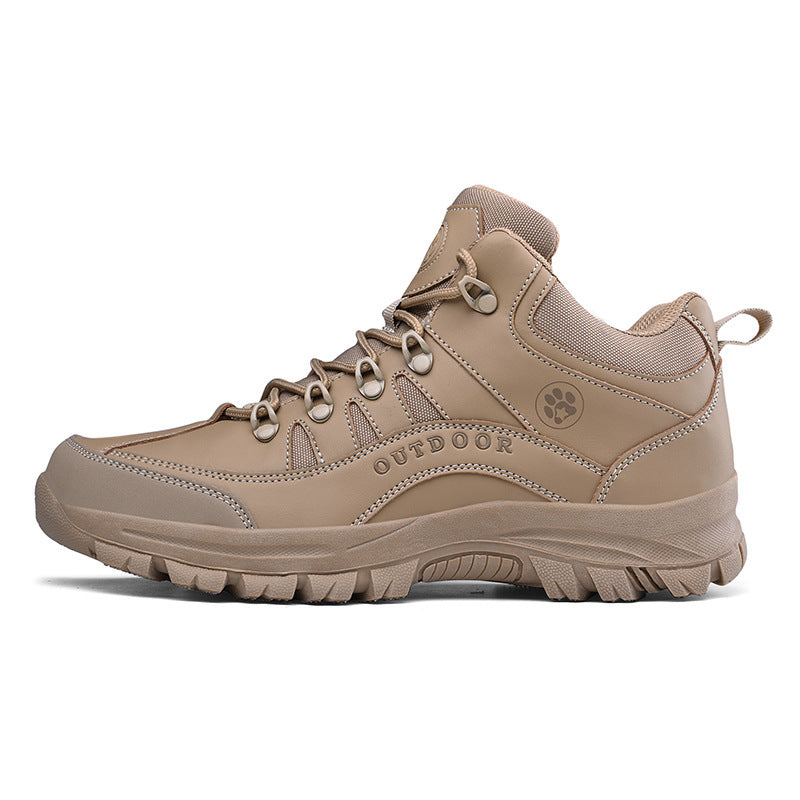 winter outdoor hiking shoes cotton shoes snow boots men's large size Martin boots tooling men's shoes