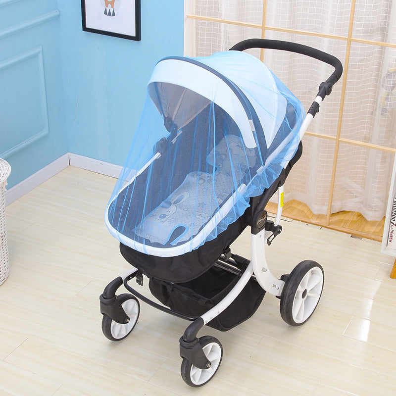 Baby Stroller Mosquito Net Enlarged Space Encryption Mesh Full Cover Baby Stroller Mosquito Net Cover