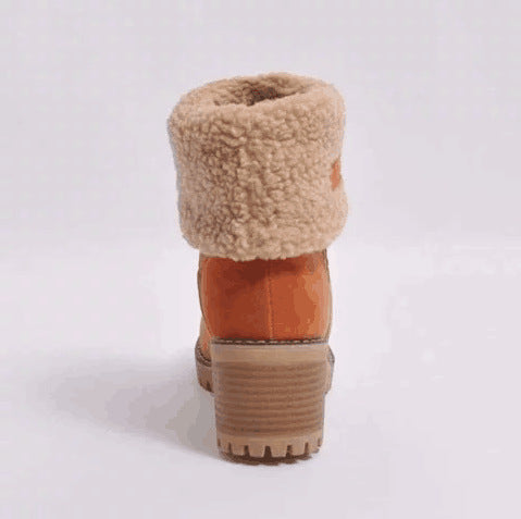 winter new  winter warm snow boots round head in the tube casual shoes