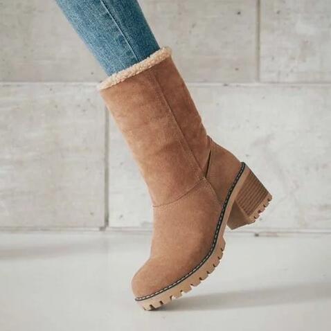 winter new  winter warm snow boots round head in the tube casual shoes