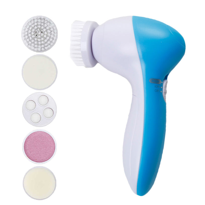 Spot cleansing instrument facial massage five-in-one wash instrument to blackhead artifact pore cleaning beauty equipment