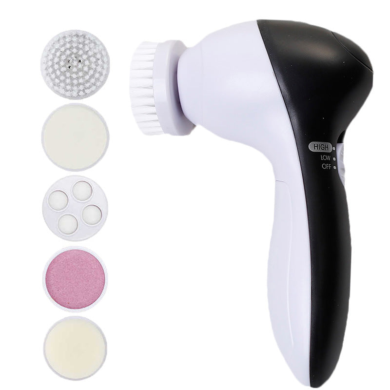 Spot cleansing instrument facial massage five-in-one wash instrument to blackhead artifact pore cleaning beauty equipment