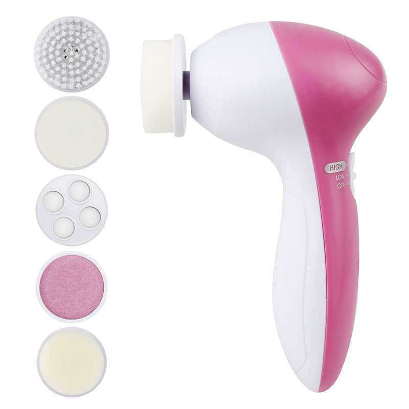 Spot cleansing instrument facial massage five-in-one wash instrument to blackhead artifact pore cleaning beauty equipment