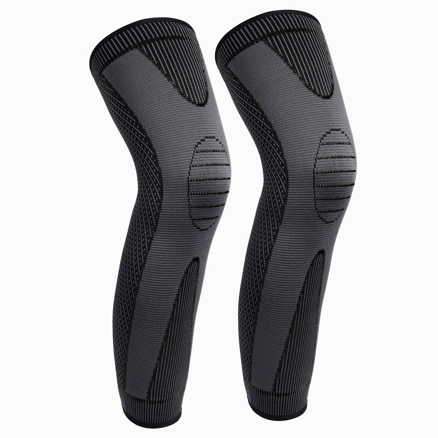 A knee pads leggings sports men's basketball extended knee compression leg jacket calf long leg muscle leg marathon