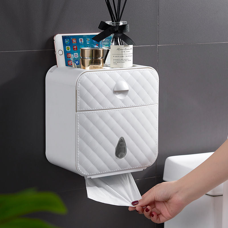 Hand box toilet toilet tissue box free perforated roll paper pumping paper toilet paper box waterproof toilet paper rack