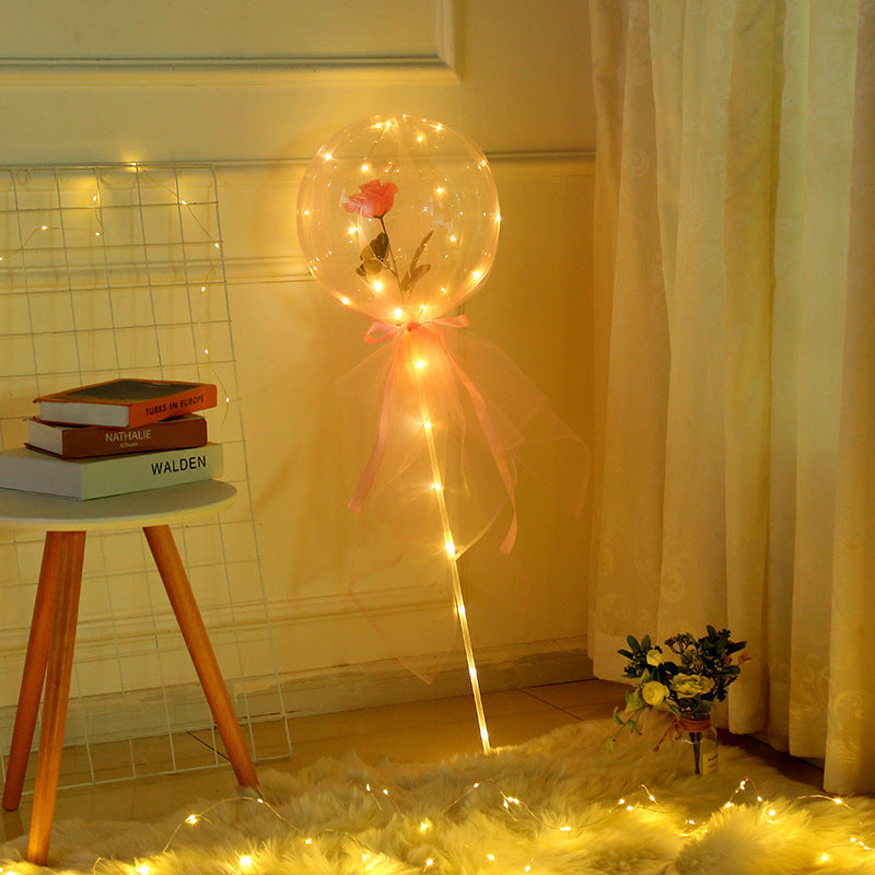 Party Birthday Christmas Eve Valentine's Day party dress up confession rose lights Bobo ball night market stall supply