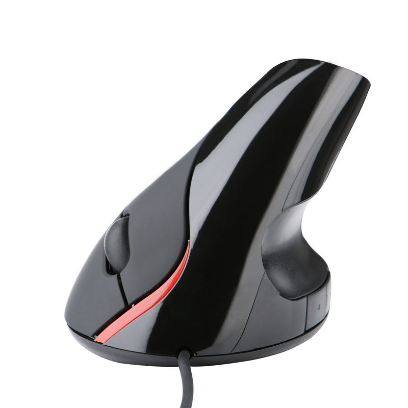 New USB Photoelectric Vertical Mouse Ergonomic Upright Wrist Mouse 5 Buttons Wired Mouse Wholesale