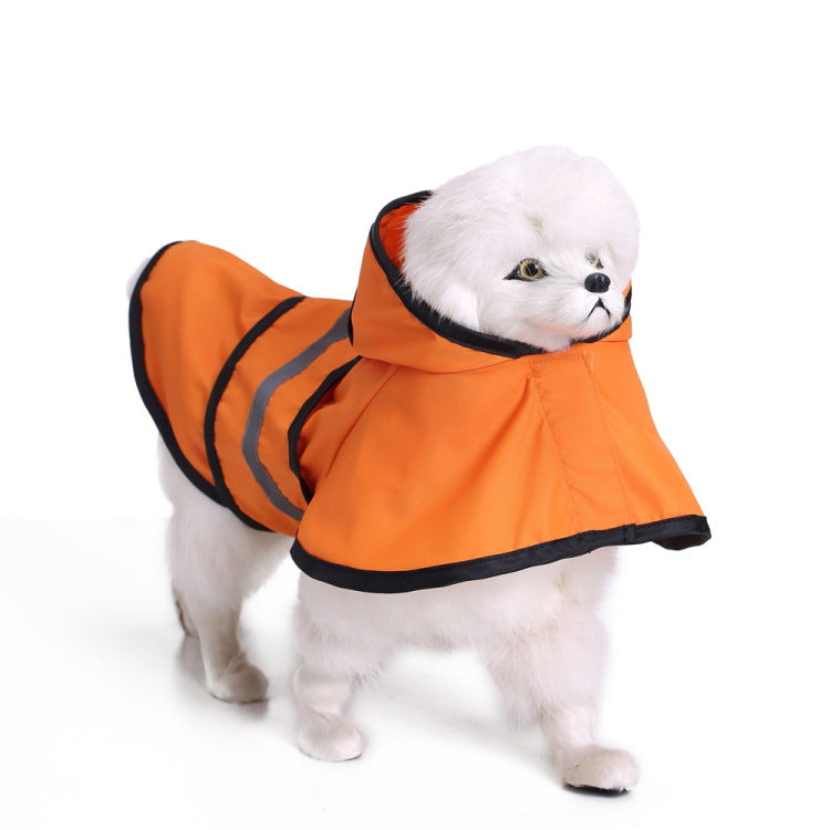 Dog raincoat large dog small or big dog pet raincoat reflective dog clothes raincoat poncho