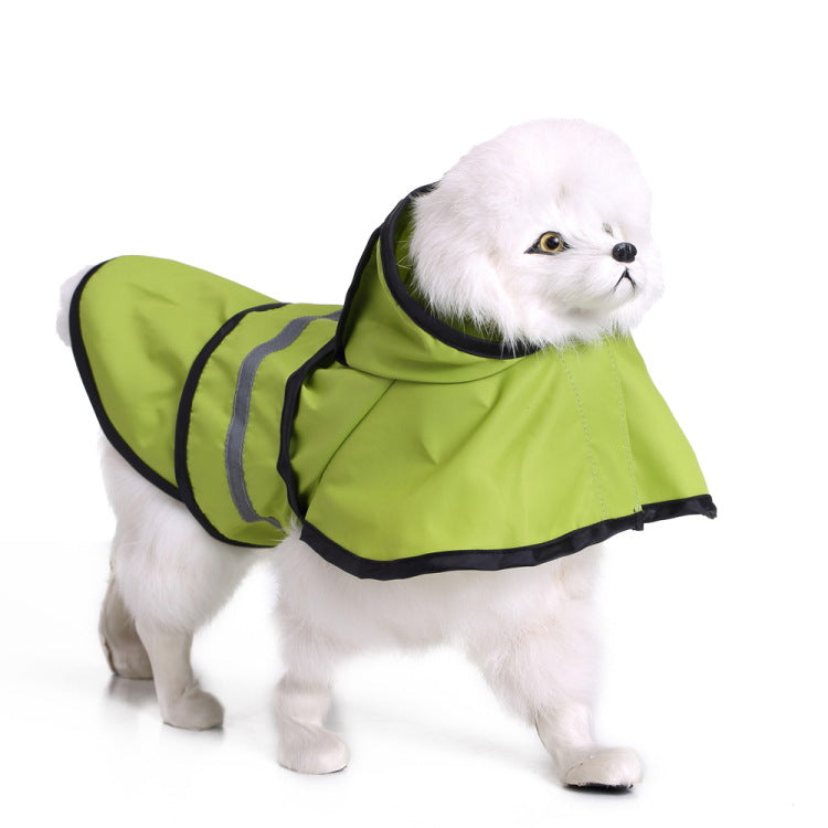 Dog raincoat large dog small or big dog pet raincoat reflective dog clothes raincoat poncho