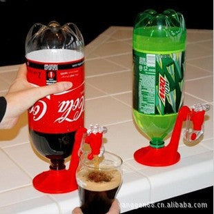 Novelty Soda Dispenser Bottle Coke Upside Down Drinking Water Dispense Machine Home Bar Party Gadget