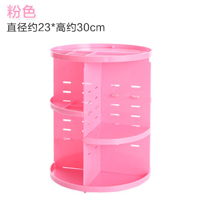 Desktop cosmetics storage box 360 rotating detachable lipstick finishing rack storage rack