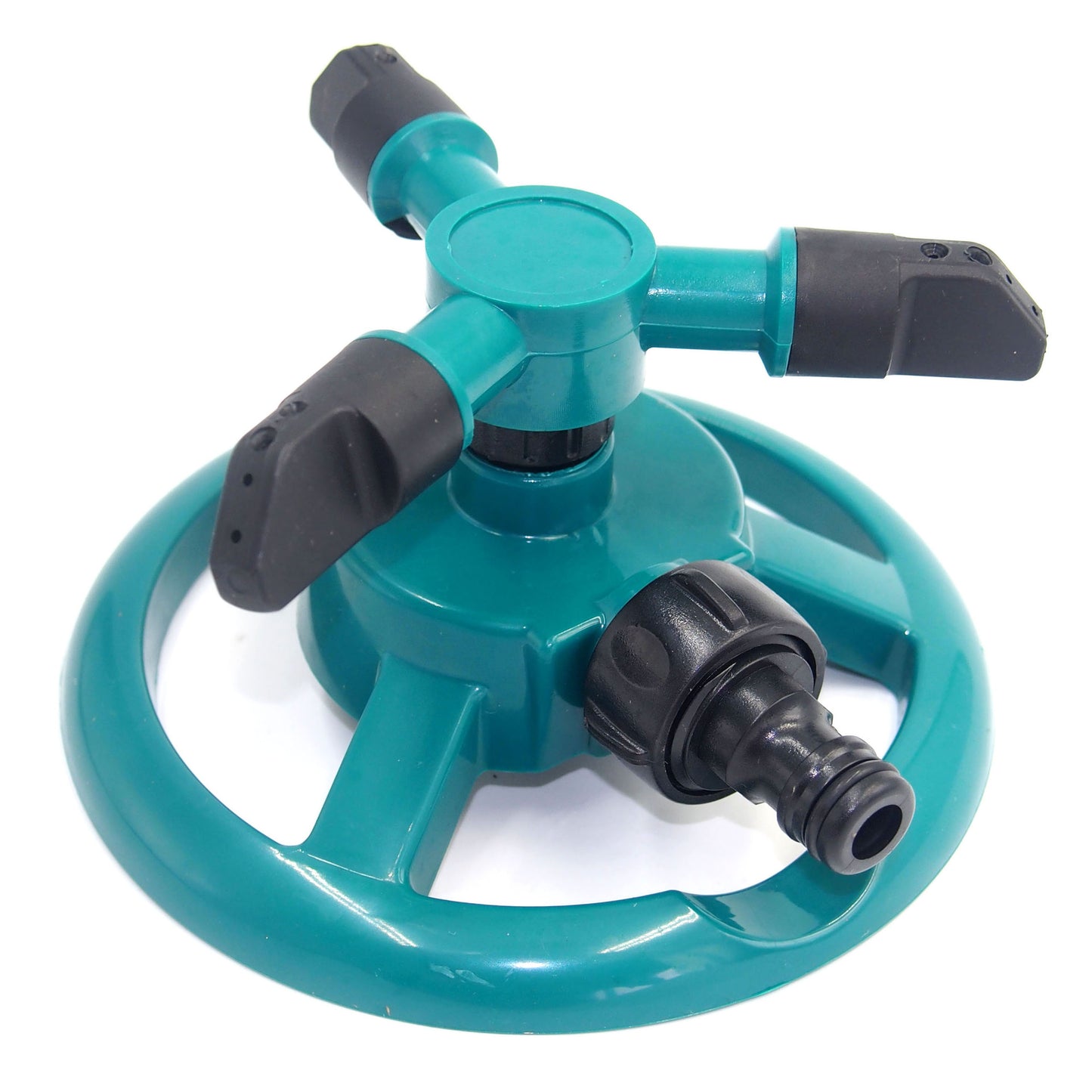 Garden lawn automatic rotating sprinkler garden garden watering small three-fork sprinkler gardening irrigation tool