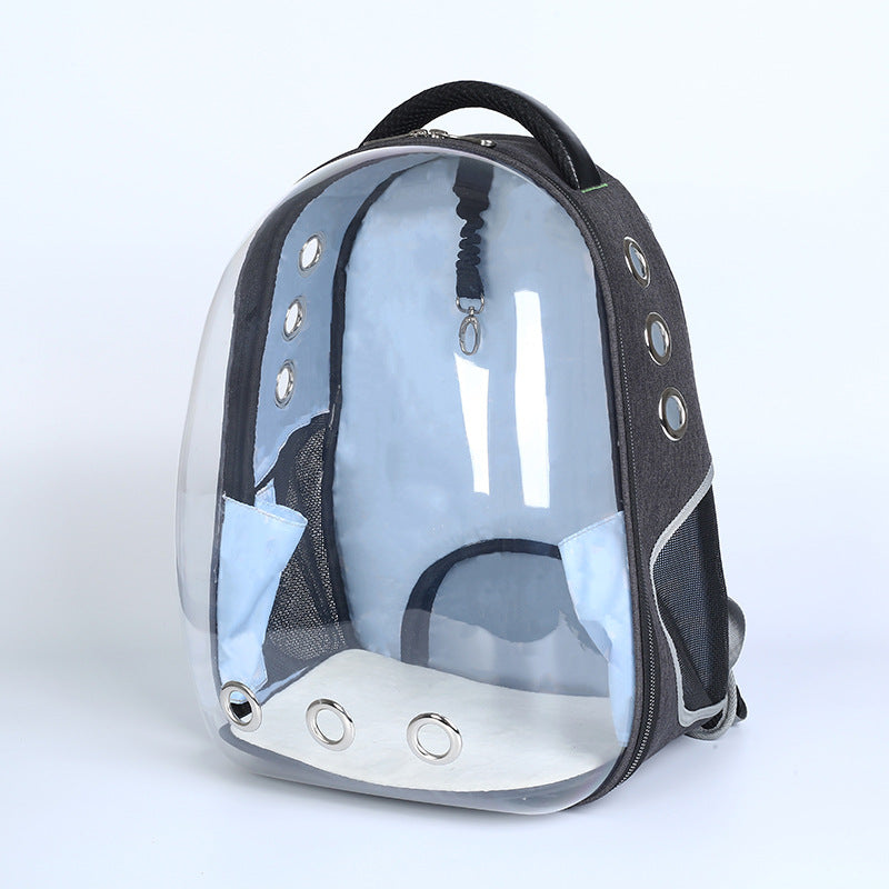 Cat Backpack Transparent Cat Bag Pet Kit Cat Outing Portable Space Backpack Space Caps Pet Backpack