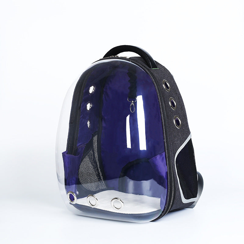 Cat Backpack Transparent Cat Bag Pet Kit Cat Outing Portable Space Backpack Space Caps Pet Backpack