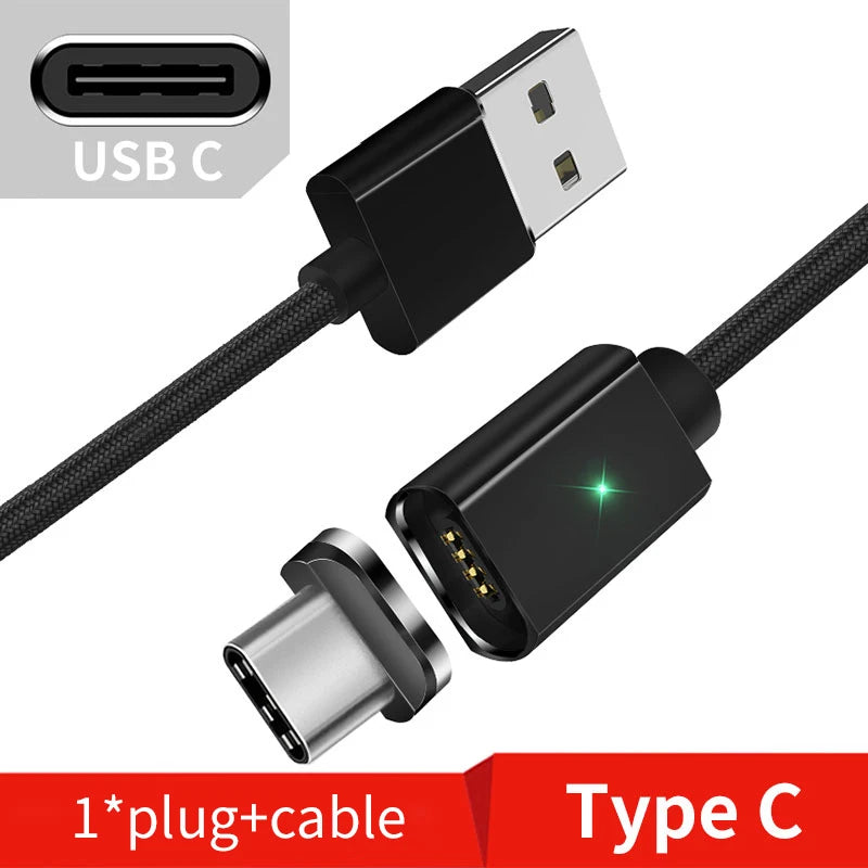 Cable  USB Cable Essager Magnetic Micro USB Cable For iPhone Samsung Type-c Charging Charge Magnet Charger Adapter USB Type C Mobile Phone Cables