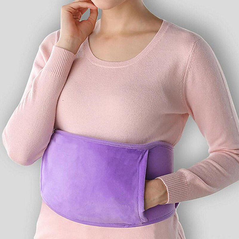 Hot Water Bag Bottle Cover Warm Uterine Belt Warmer Waist Belly Pads Menstrual Relief Period Pain Winter Water Bottle Pouch safe to use with hot water bag if needed.