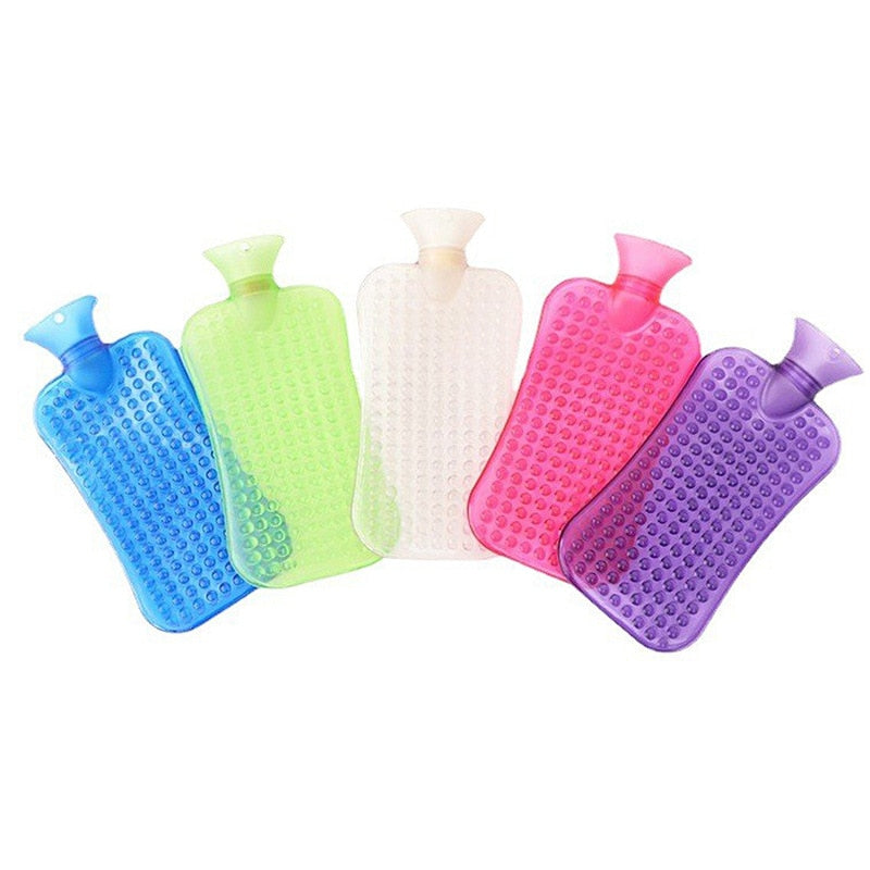 Hot Water Bottle Hot Water Bag Pain Relief Hot Pack Bouillotte Period Cramp Relief Heating Pad for Period Cramps 2L