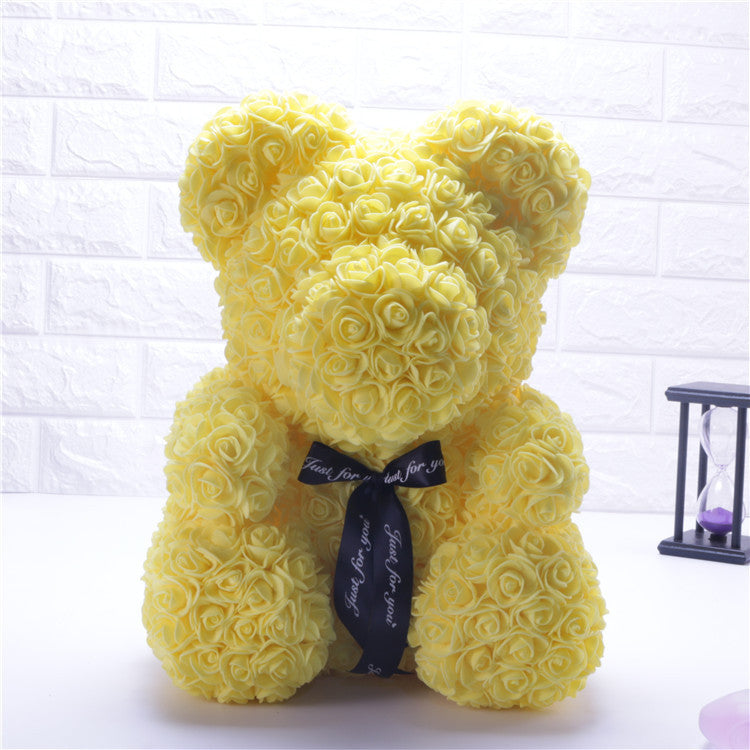 gift rose teddy bear