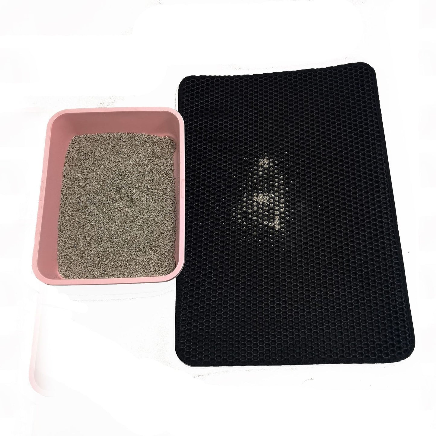 Waterproof Pet Cat Litter Mat EVA Double Layer Cat Litter Trapping Pet Litter Cat Mat Clean Pad  Products For Cats Accessories