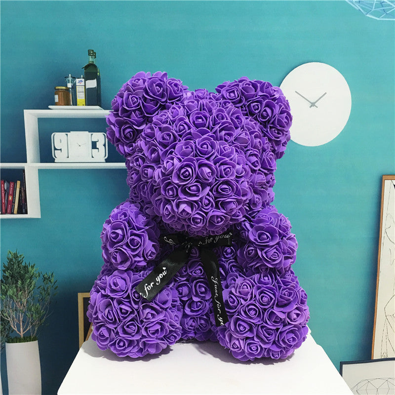 gift rose teddy bear