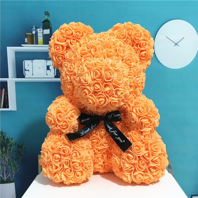 gift rose teddy bear