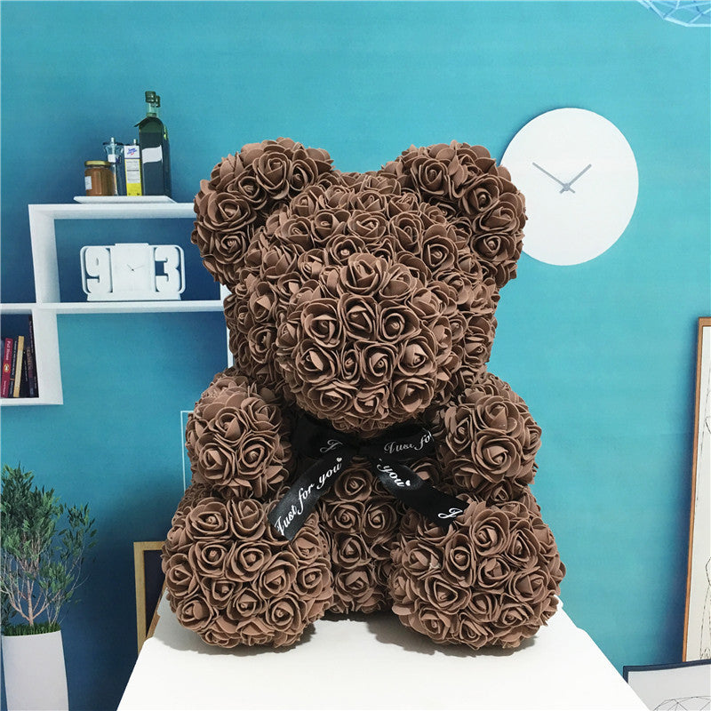 gift rose teddy bear