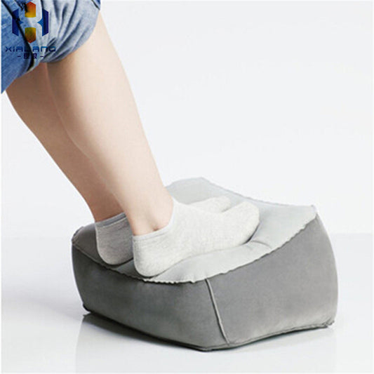 Inflatable  foot pad foot massage pad foot travel pad PVC thick flocking foot pad inflatable pad