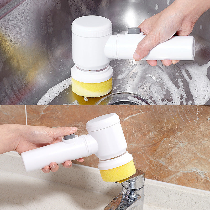 Multifunctional brush electric cleaning brush Magic Brush kitchen household hand-held dishwashing brush pot groove